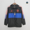 cfb3 camisetas Chaqueta Rompevientos Manchester United Equipación Negro/Azul 2022/2023