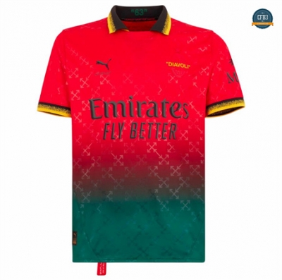 Outlet Camiseta futbol AC Milan 4ª Equipación Off Blanco/Negro 2024/2025/2026
