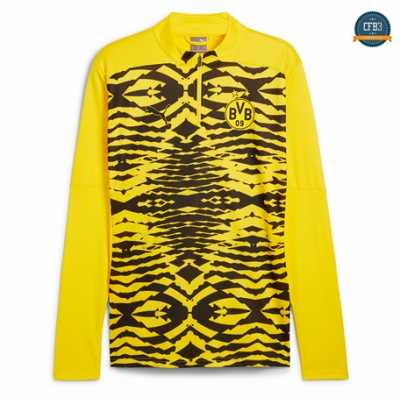 Cfb3 Camiseta futbol Borussia Dortmund Equipación pre-match Manga Larga Amarillo 2025/2026
