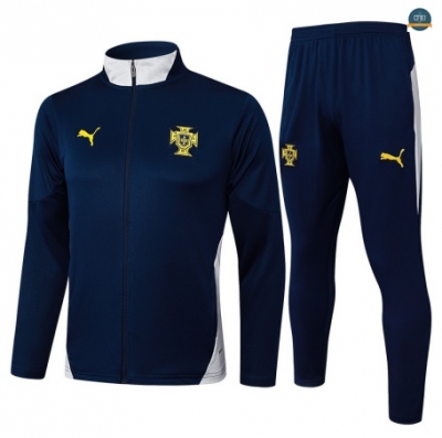 Buscar Chaqueta Chándal Fútbol Portugal Equipación Azul marino/Blanco 2025/2026