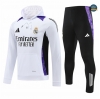 Ofertas Chándal Sudadera con Capucha Real Madrid Equipación Blanco 2024/2025