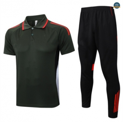 Venta Bayern Munich Polo + Pantalones Equipación verde/negro/rojo 2025/2026