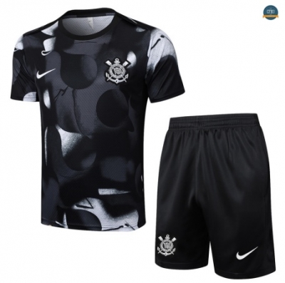 Crear Corinthians + Pantalón Equipación negro/Blanco 2025/2026