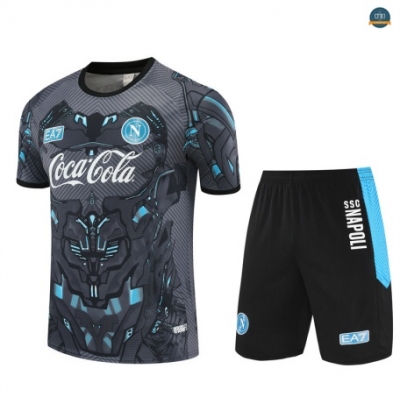 Diseño Napoli Enfant + Pantalón Equipación Gris oscuro/negro 2025/2026