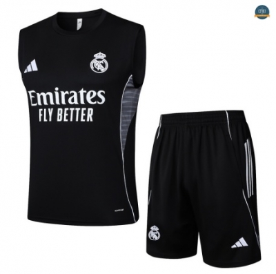 Tienda sin mangas Real Madrid Equipación negro/Blanco 2025/2026
