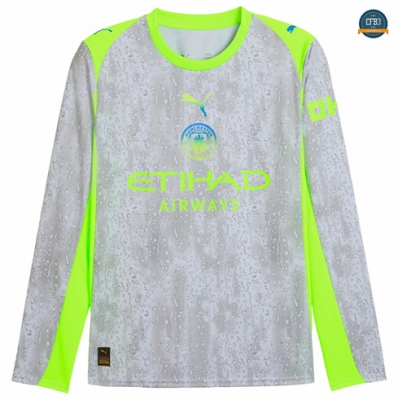 Camiseta futbol Manchester City 3ª Equipación Manga Larga 2025/2026