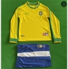 Camiseta futbol Retro 1998 Brasil Niño 1ª Equipación Manga Larga