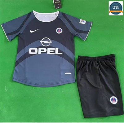 Camiseta futbol Retro 2001-02 Paris Saint Germain Niño 3ª Equipación