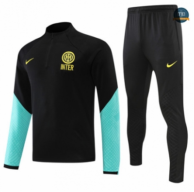 Cfb3 Camiseta Chándal Inter Milan Equipación Negro/Verde 2022/2023 C266