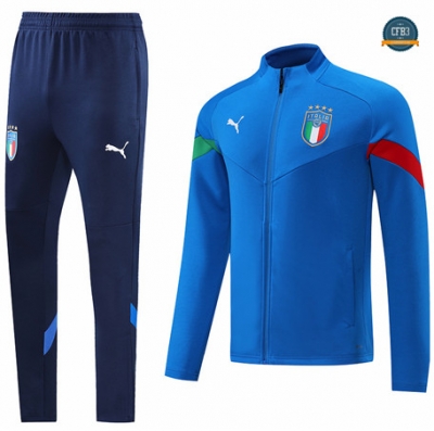 Cfb3 Camiseta Chaqueta Chándal Italia Equipación Azul 2022/2023 C177