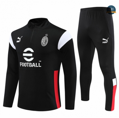 Nuevas Cfb3 Chándal Niño AC Milan Equipación Negro 2023/2024 replicas