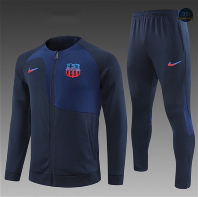 Cfb3 Camiseta Chaqueta Chandal Niño Barcelona Equipación Azul 2022/2023 f172