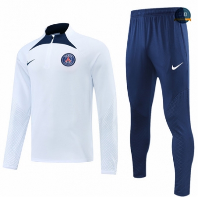 Cfb3 Camiseta Chándal Paris Paris Saint Germain Equipación Blanco/Azul 2022/2023 C136