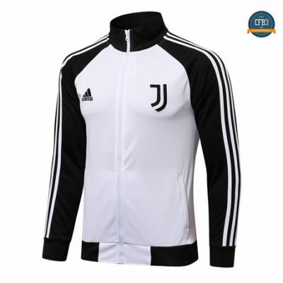 Cfb3 Camisetas Chaqueta Juventus Equipación Blanco/Negro 2021/2022