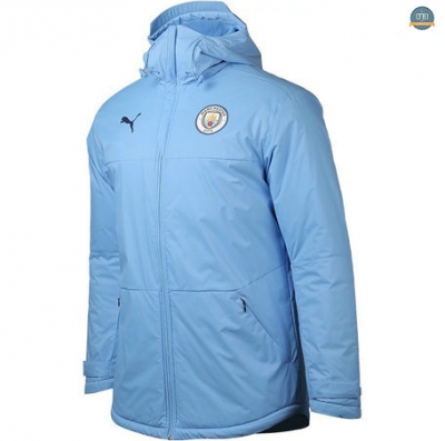 Cfb3 Chaqueta Acolchada Manchester City Azul Claro 2020/2021