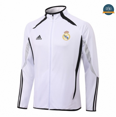 Cfb3 Camiseta Chaqueta Real Madrid Equipación Edición conjunta Blanco/Negro 2022/2023