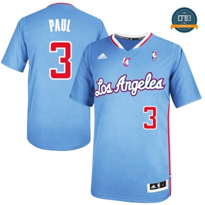 cfb3 camisetas Chris Paul, Los Angeles Clippers [Azul claro]