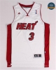 cfb3 camisetas Dwyane Wade Miami Heat [Blanco]