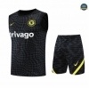 Cfb3 Camiseta Chelsea Chaleco Pantalones Equipación Negro 2022/2023 C525