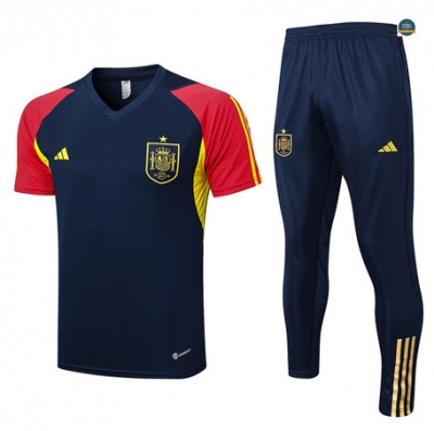 Nuevas Cfb3 Camiseta Entrenamiento España + Pantalones Equipación Azul 2023/2024 replicas