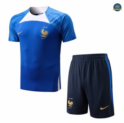 Cfb3 Camiseta Francia + Short + Pantalones Equipación Azul 2022/2023