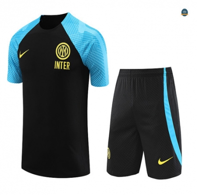 Buscar Cfb3 Camiseta Entrenamiento Inter Milan + Pantalones Cortos Equipación Negro 2023/2024 online