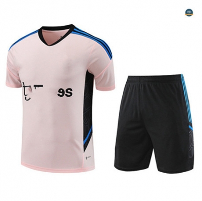 Venta Cfb3 Camiseta Entrenamiento Manchester United + Pantalones Cortos Equipación Rosa 2023/2024 online