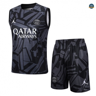 Nuevas Cfb3 Camiseta Entrenamiento Paris Saint Germain Chaleco Pantalones Equipación Negro 2023/2024 replicas