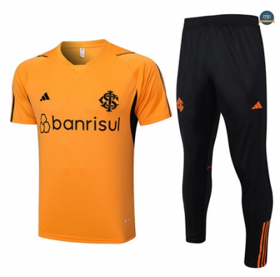 Venta Cfb3 Camiseta Entrenamiento SC Internacional + Pantalones Equipación Naranja 2023/2024 online