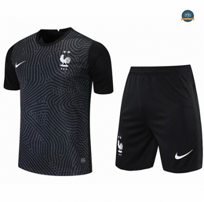 Cfb3 Camiseta Francia Portero + Pantalones Negro 2021/2022