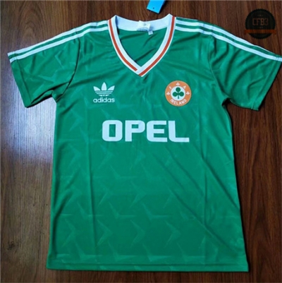 Camiseta Retro 1990 Irlanda Verde Equipación 1ª