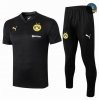 Camiseta Entrenamiento Q58 Borussia Dortmund + Pantalones Equipación Negro 2019/2020 Cuello V