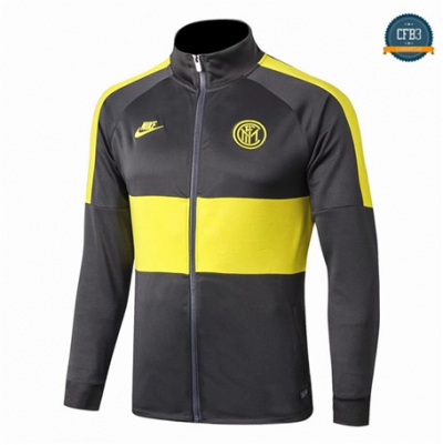 Camiseta Chaqueta Q119 Inter Milan Equipación Gris oscuro 2019/2020