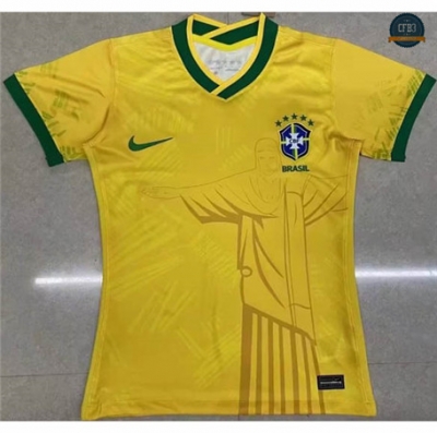 Cfb3 Camiseta Brasil Femme Amarillo 2022/2023 C681