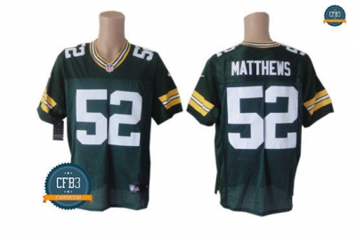 cfb3 camisetas Clay Matthews III, Green Bay Packers