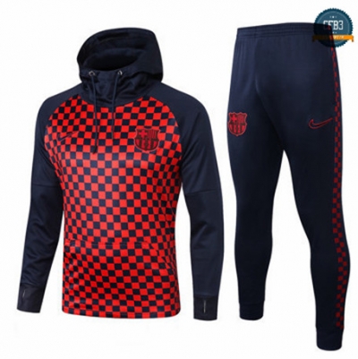 Cfb3 Sudadera con capucha Barcelona Rejilla roja 2019/2020