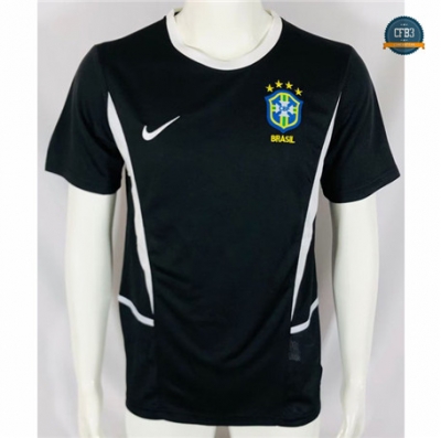 Cfb3 Camiseta Retro 2002 Brasil Equipación Portero Vert