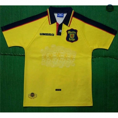Cfb3 Camisetas Retro 1996-98 Escocia Amarillo