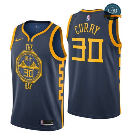 cfb3 camisetas Stephen Curry, Golden State Warriors 2018/19 - City Edition
