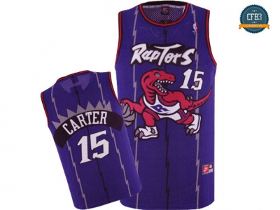 cfb3 camisetas Vince Carter, Toronto Raptors [Morada]