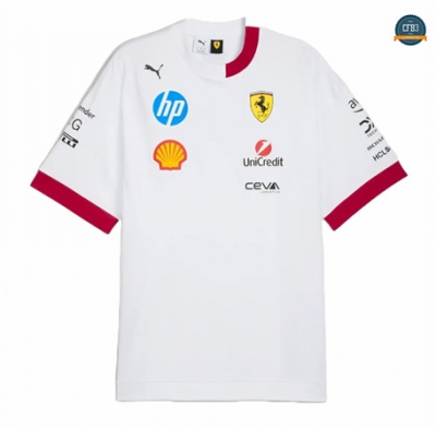 Cfb3 Camiseta Scuderia Ferrari 2025/26 - Cotton