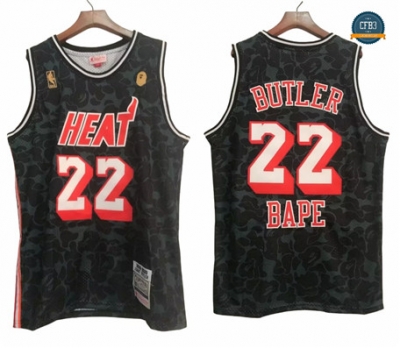 Cfb3 Camiseta Jimmy Butler, Miami Heat x Bape 'Black' - 2023
