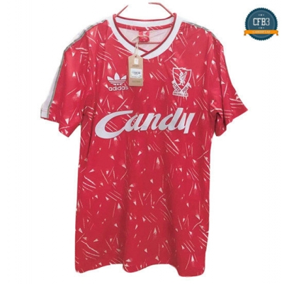 Camisetas 1989 Liverpool Equipación Rojo