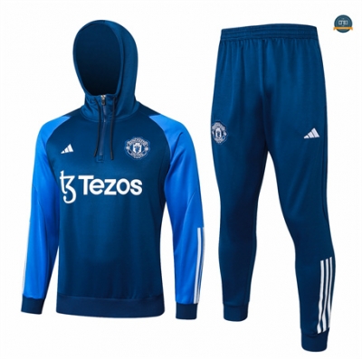 Venta Chándal Fútbol Manchester United Equipación Sombrero azul real 2024/2025