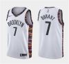 Cfb3 Camisetas Kyrie Durant, Brooklyn Nets 2019/20 - City Edition -Blanco