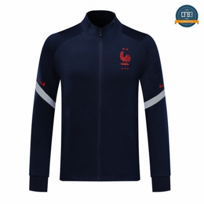 Cfb3 Camisetas B079 - Chaqueta Francia Azul Oscuro 2020/2021