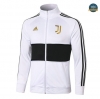 Cfb3 Chaqueta Juventus Equipación Blanco/Negro Or Badge Cuello alto 2020/2021