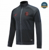 Cfb3 Camisetas Chaqueta Sudadera PSG Negro/Gris 2019/2020 Cuello alto