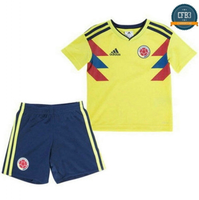 Camiseta Colombia 1ª Equipación Niños 2018