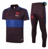 Cfb3 Camiseta Barcelona POLO + Pantalones Marrón oscuro/Azul 2020/2021